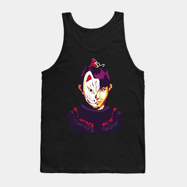 kitsune kamen baby metal suzuka Tank Top by cool pop art house